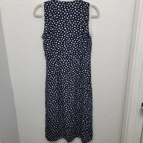 J Crew Rouje X J.Crew Rencard wrap dress CN705 Size 6 NWT Blue White - Picture 6 of 8